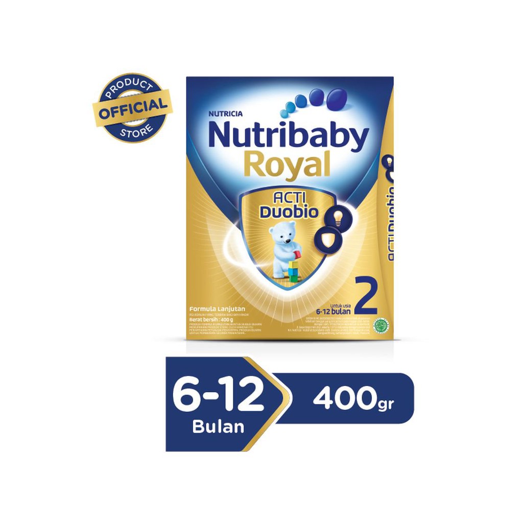 Susu Nutrilon nutribaby Royal tahap 1 / tahap 2 Isi 400g