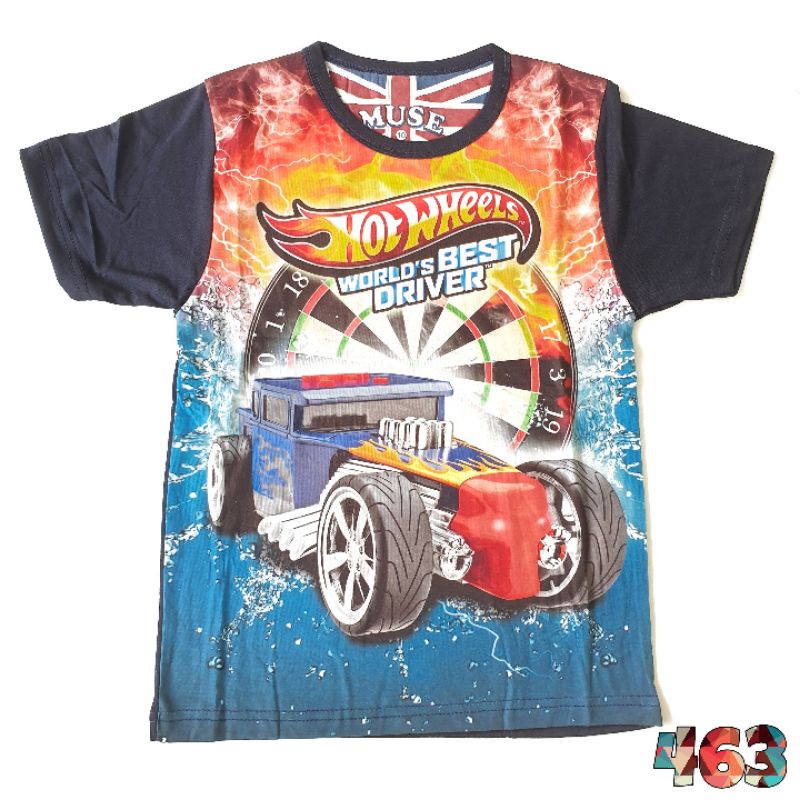 Muse Kaos Anak Hot Wheels