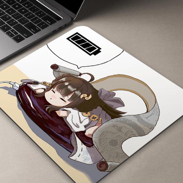 Bepop Mouse Pad Anime Genshin Impact Anti Slip Double Lock 25*21 Cm