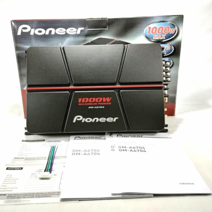 Power Audio Mobil Amplifier Pioneer Gm - A6704 4 Channel