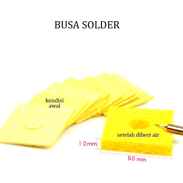 Paling Murah Busa Solder Kotak Spons Pembersih Mata Solder 6cm 8q5qj1hKQoO17