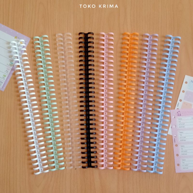 

Ring Binder Plastik Spiral Loose Leaf 30 Holes