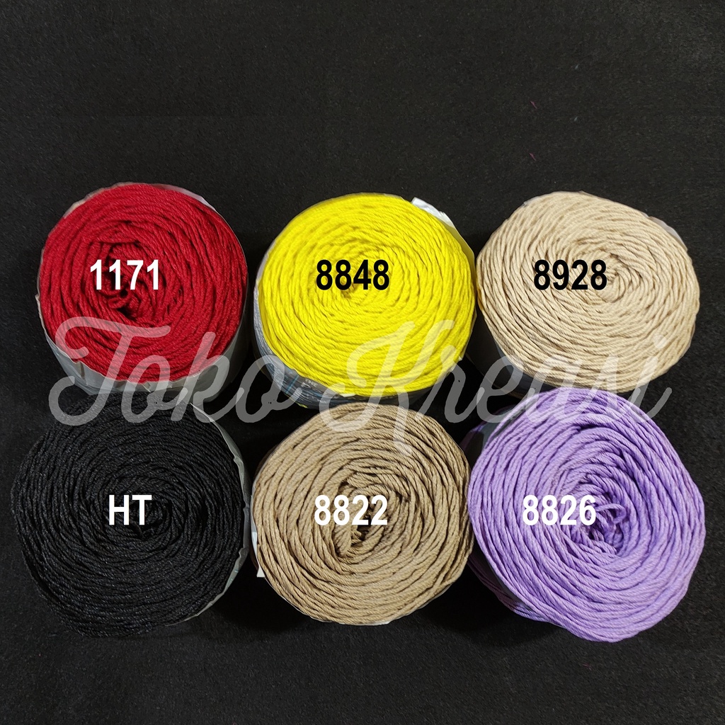 Benang rajut polyester/ poly kilap UNIONYARN 100 gram