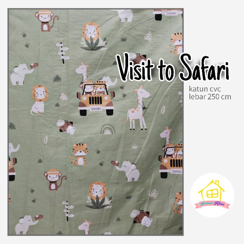 KAIN KATUN CVC VISITTO SAFARI