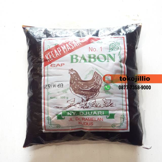 

TERMURAH KECAP N0. 1 CAP BABON KHAS KUDUS