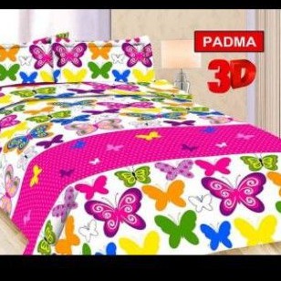 sprai / sprei / alas kasur bonita king 180x200 padma 3D