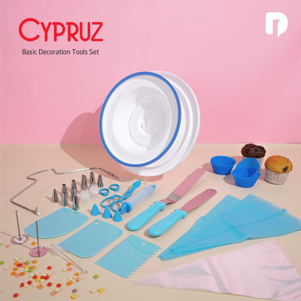 Set Baking Cypruz Basic Decoration Tools Set Yang Unik Dan Lengkap