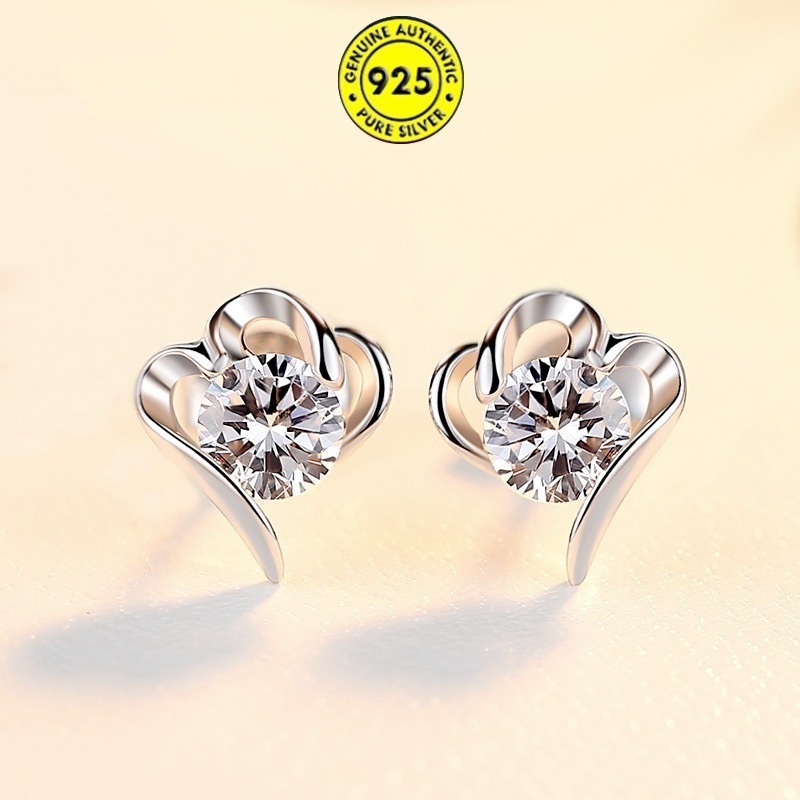 Anting Tusuk Sterling Silver 925 Gaya Korea Untuk Wanita