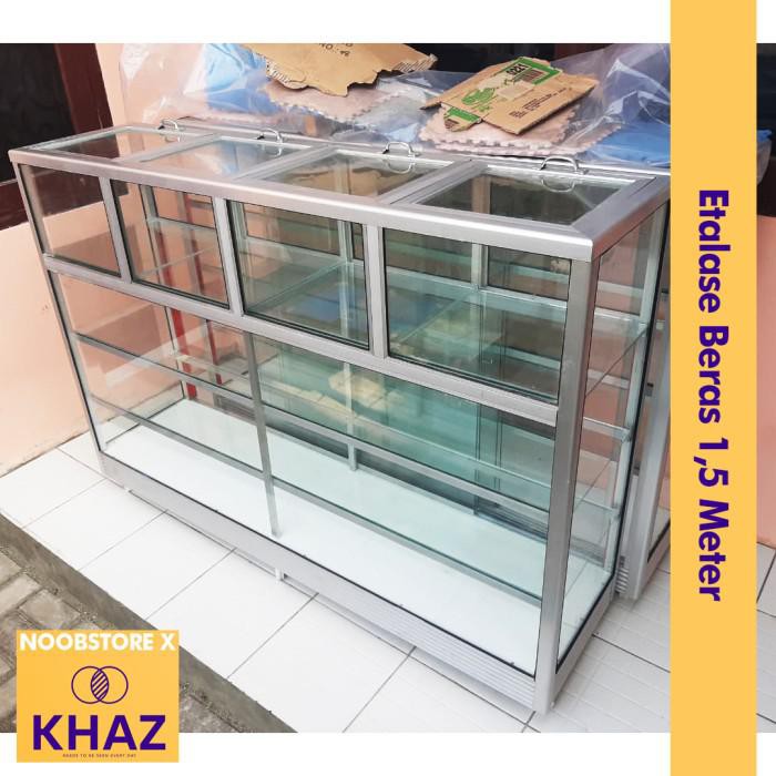 Etalase Beras / Beras Eceran / Etalase Warung Beras 1,5 Meter