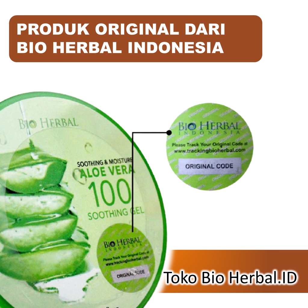 Lidah Buaya Aloe Vera Gel Original Pelembab Wajah Bibir Dan Kulit Kering B7P