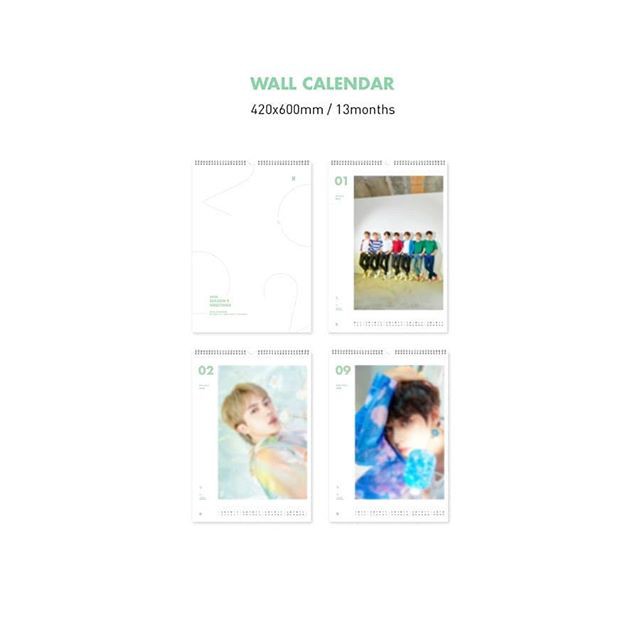 BTS Official Merch - Kpop Official Merch - BTS Wall Calendar 2020 Official