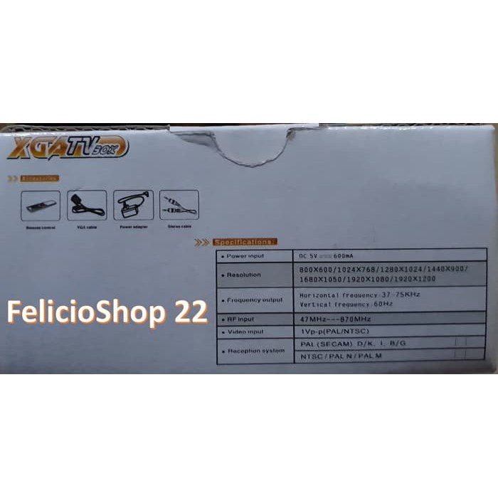 Tv Tuner Lcd Gadmei 5830 Termurah - Hitam