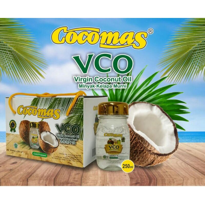 Cocomas VCO 250 ml (Virgin Coconut Oil)
