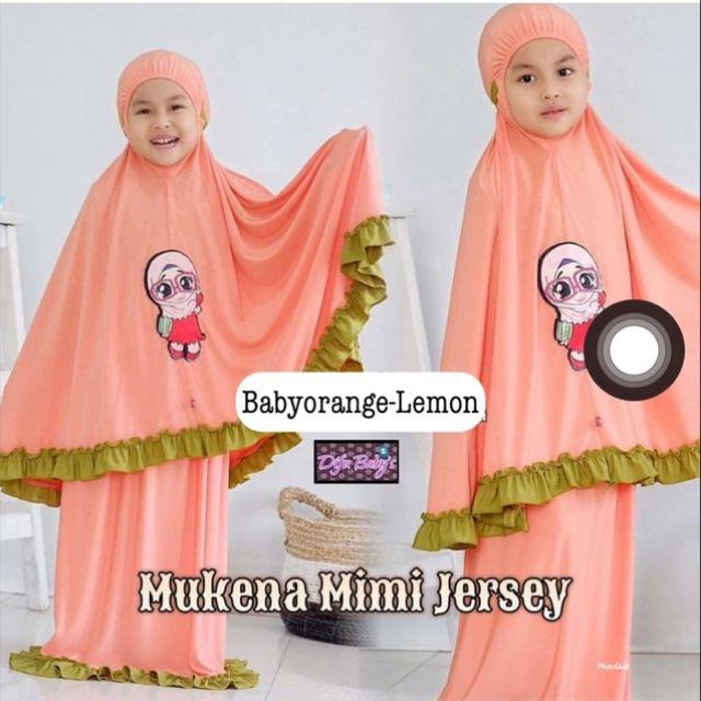 MUKENA ANAK LOL /LOL LED 3-5ERIN COLLECTION-Orenbaby-hijau