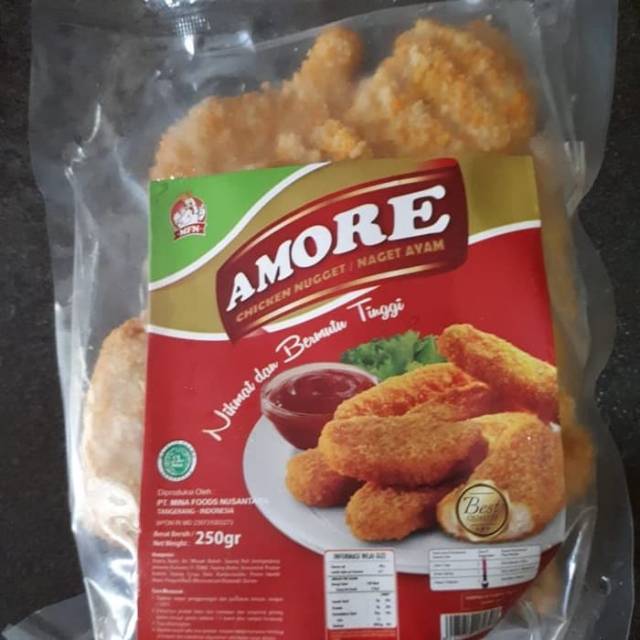 

AMORE Chicken Nugget 250gr