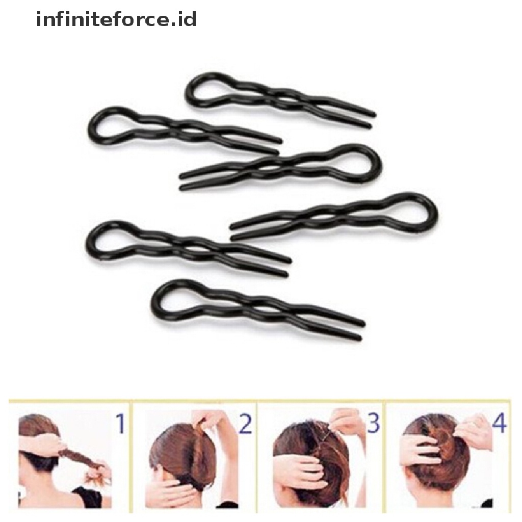 (Infiniteforce.Id) Favorite 3pcs / 1 Set Jepit Rambut Spiral Ajaib Untuk Wanita