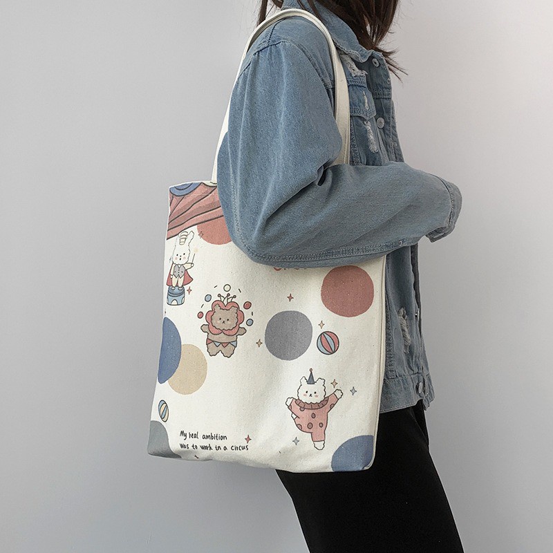 FINOM ART - Tote Bag Printing Planet Full Color