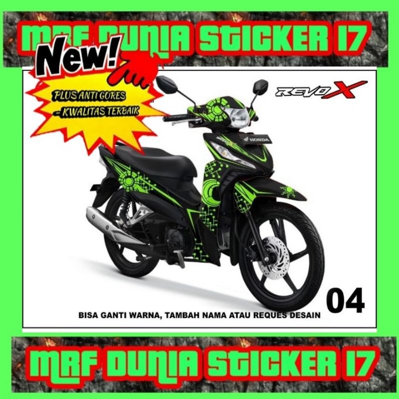 Sticker decal Honda Revo X Full Body decal Honda Revo X Full body Sticker Revo X  Full body 04