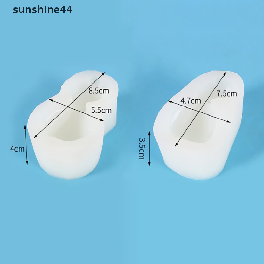 Sunshine Cetakan Silikon Bentuk Bebek Lucu Untuk Coklat / Gypsum DIY