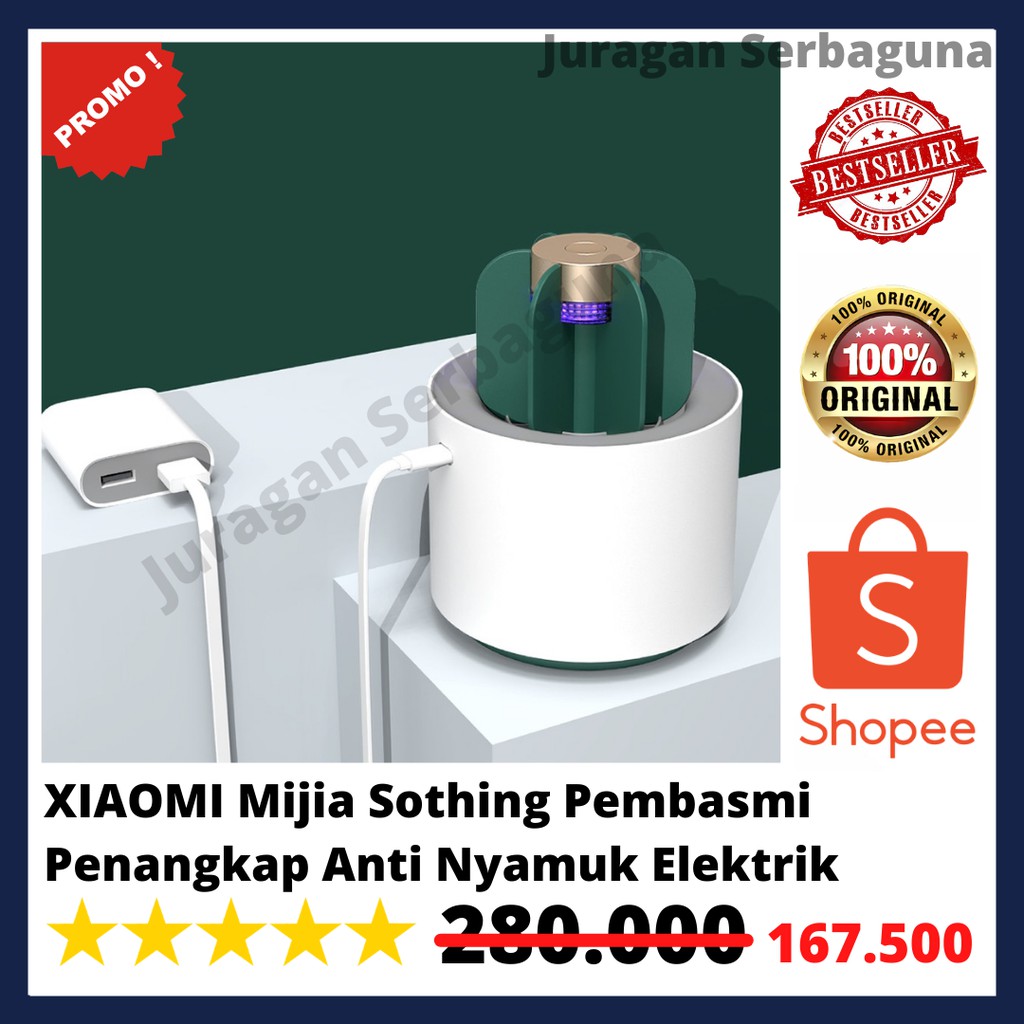 XIAOMI Mijia Sothing Pembasmi Penangkap Anti Nyamuk Elektrik Portable