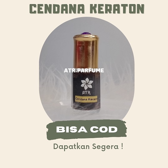 Minyak Wangi CENDANA KERATON Asli 3ml / Minyak  CENDANA KERATON Murni 3ml