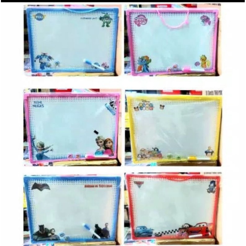 

Papan Tulis Magnet Edukasi 2 Sisir Besar Belakang Huruf Abjad 30x40