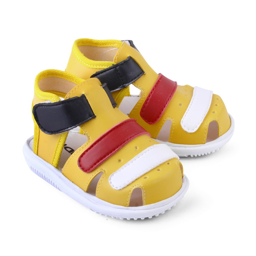 sepatu anak unisex bunyi cit kuning AI KUNING