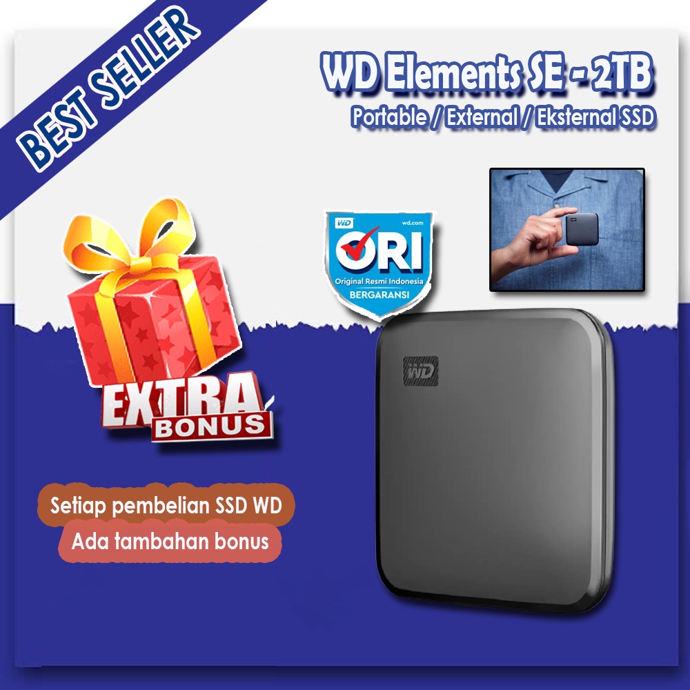 SSD WD Element / Elements SE 2TB - Portable / External / Eksternal SSD