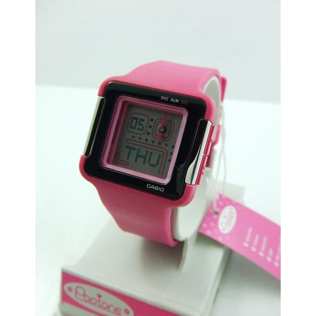 Jam Tangan Casio Poptone Original Wanita LCF 20 4