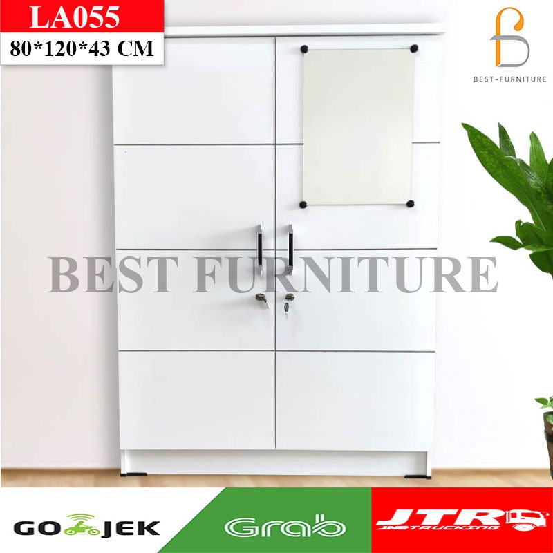 Best LA055 Baby Locker Lemari Pakaian Anak 2 Pintu