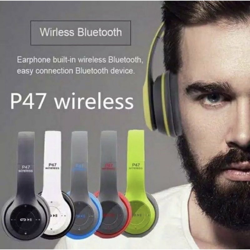 Headset P47 bluetooth/ headset bando