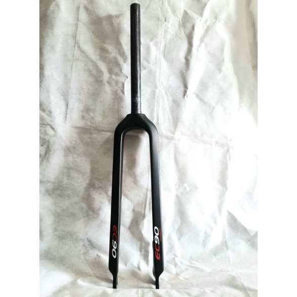 EC90 Fork Carbon Rigid MTB Disc Brake Fork Full Carbon Hybrid OS Garpu Fork Sepeda EC90