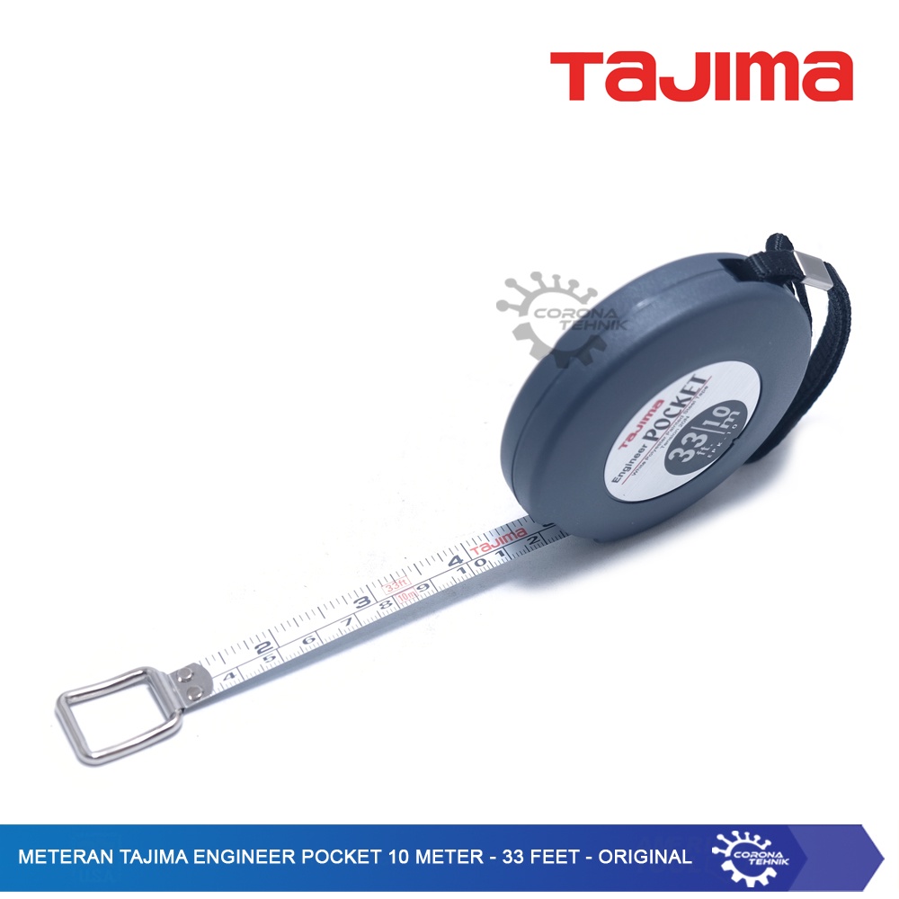 Tajima Meteran Engineer Pocket 10 Meter - 33 Feet - Original