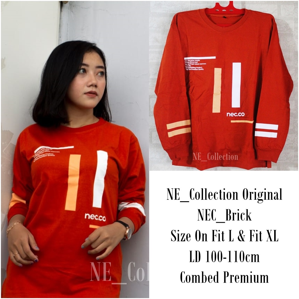 BIG PROMO ATASAN ZOLAQU BAJU KAOS ZOLAQU LENGAN PANJANG KAOS WANITA WARNA ORANGE