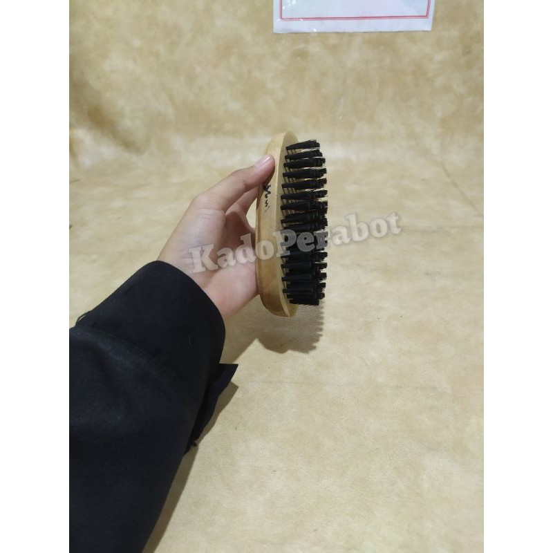 sikat semir oval cap bagus- sikat semir pantofel- sikat sepatu hitam