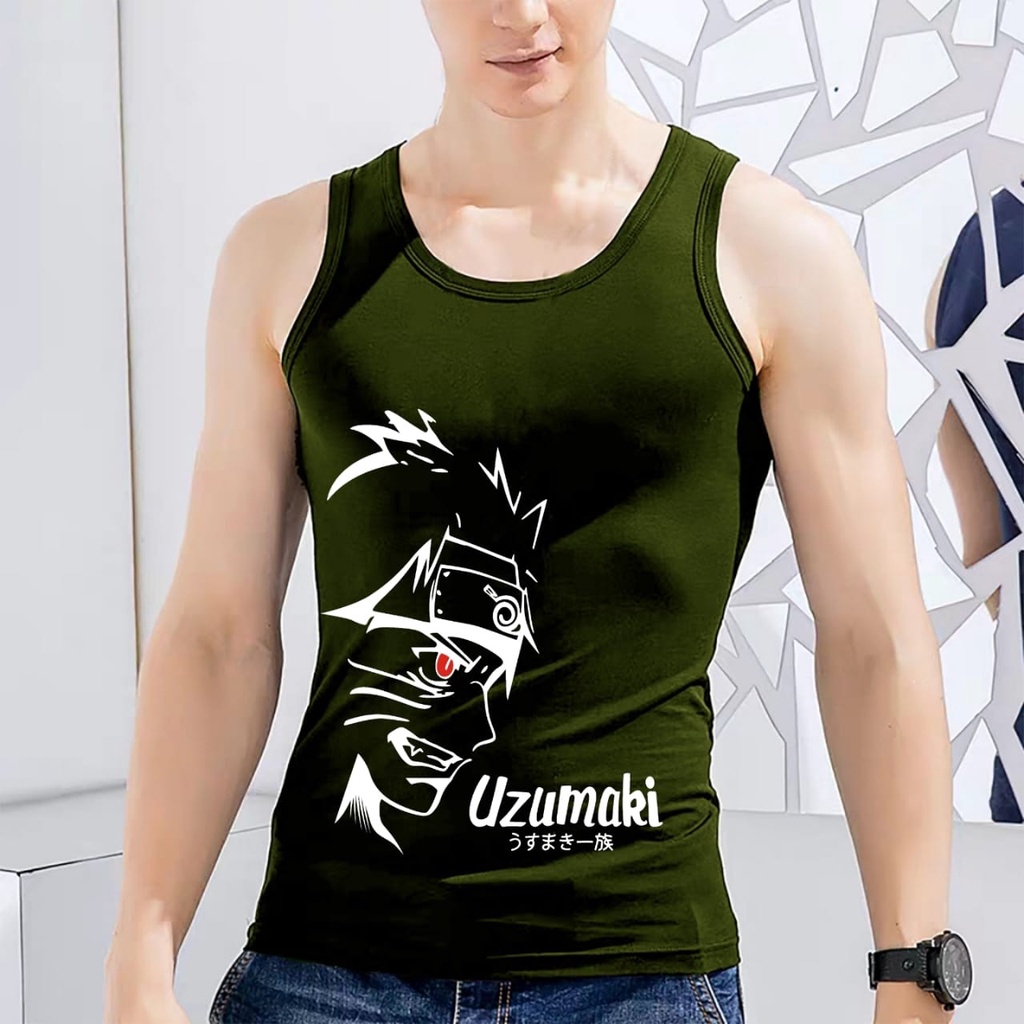 ALIPIO - Singlet UZUMAKI / singlet motif / singlet gambar / singlet cowok