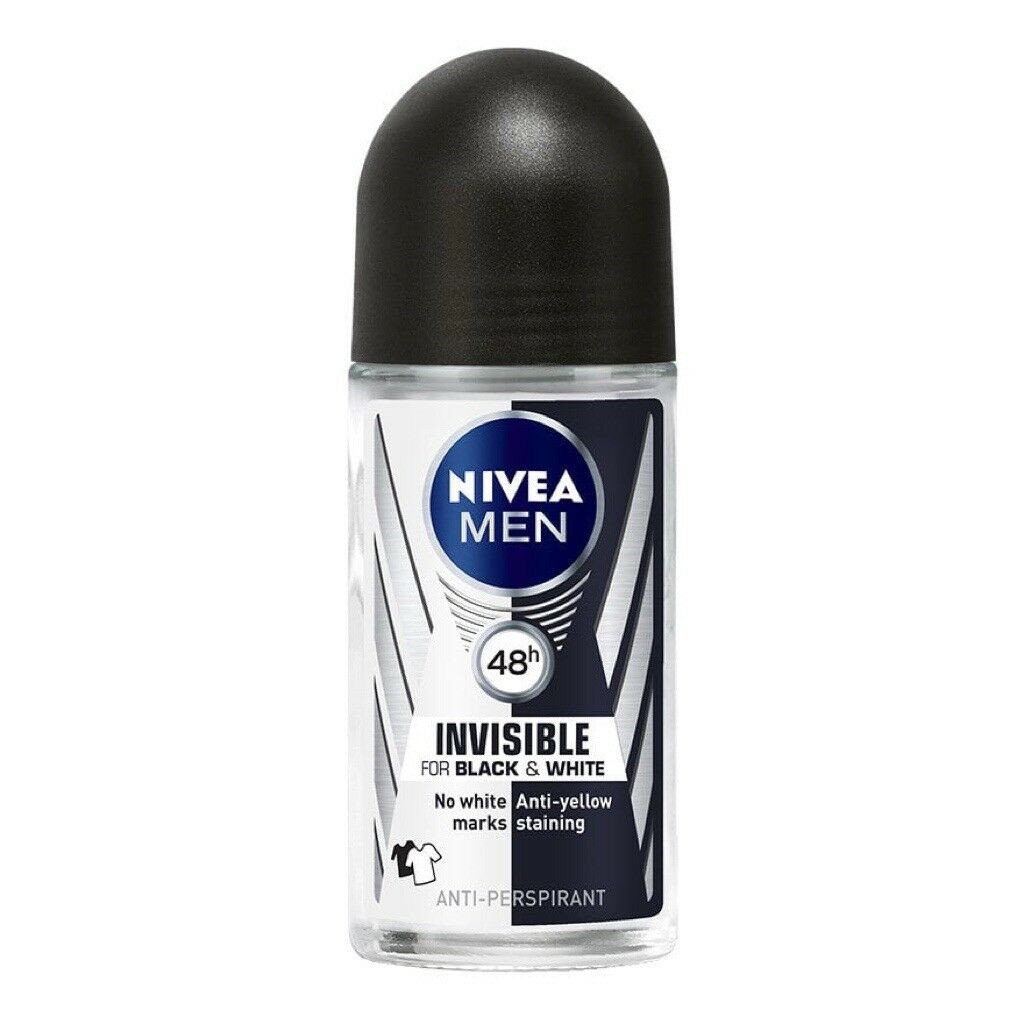 Nivea Men Deodorant Roll On Black &amp; White Invisible Original