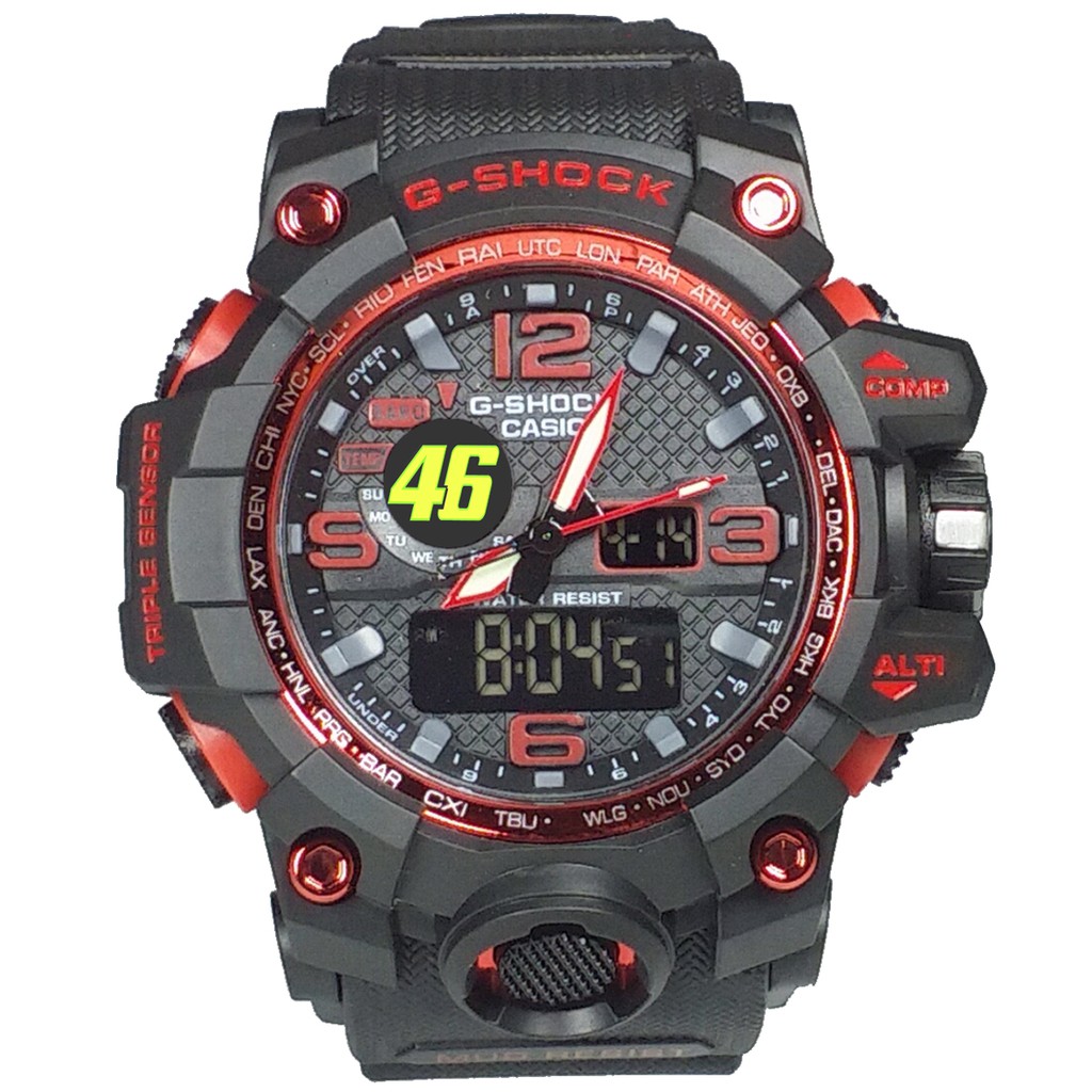 Exclusive Jam VALENTINO ROSSI 46 Double Time (List Merah)