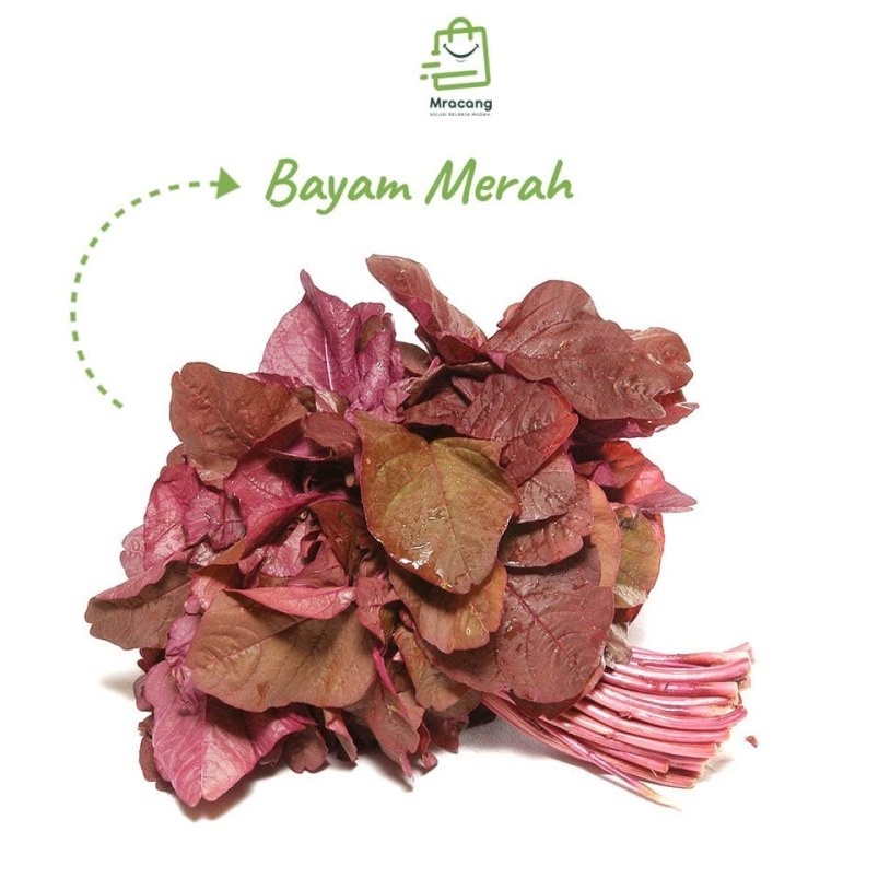 Bayam Merah - Berat 250gram