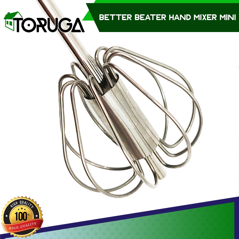 BETTER BEATER HAND MIXER MINI PENGOCOK TELUR ADONAN OTOMATIS TANPA LISTRIK SATUAN