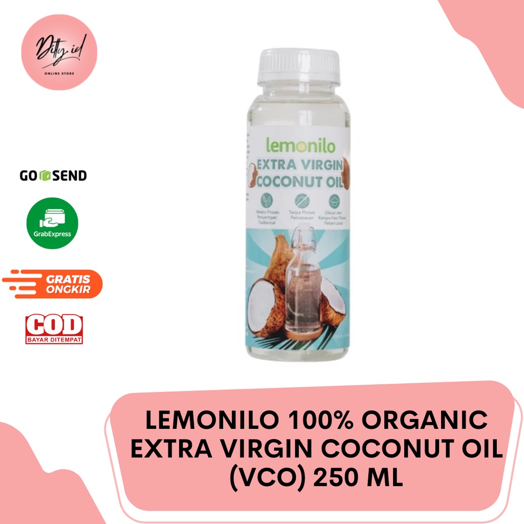 Lemonilo 100% Organic Extra Virgin Coconut Oil (VCO) 250 ml