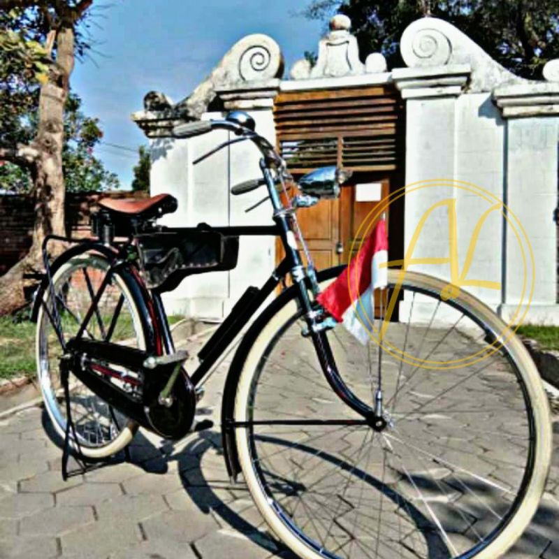 Antena sepeda / Tiang bendera sepeda ontel