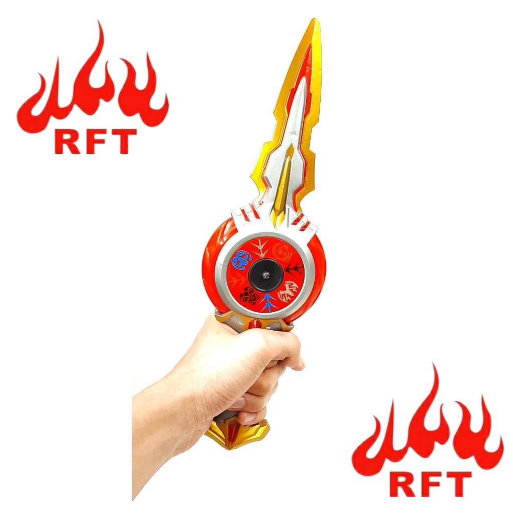 SENJATA PEDANG ULTRAMAN ORB SUARA LAMPU DX ORB CALIBUR FREE BATERAI 9563