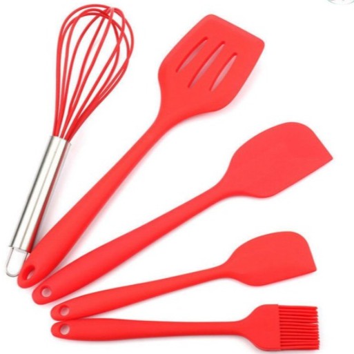 CUCI GUDANG peralatan masak sutil spatula set 5pcs - YOYOSOO