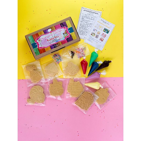 

DIY COOKIES / single pack Kiddie kits by jeehans cookies/ kue karakter