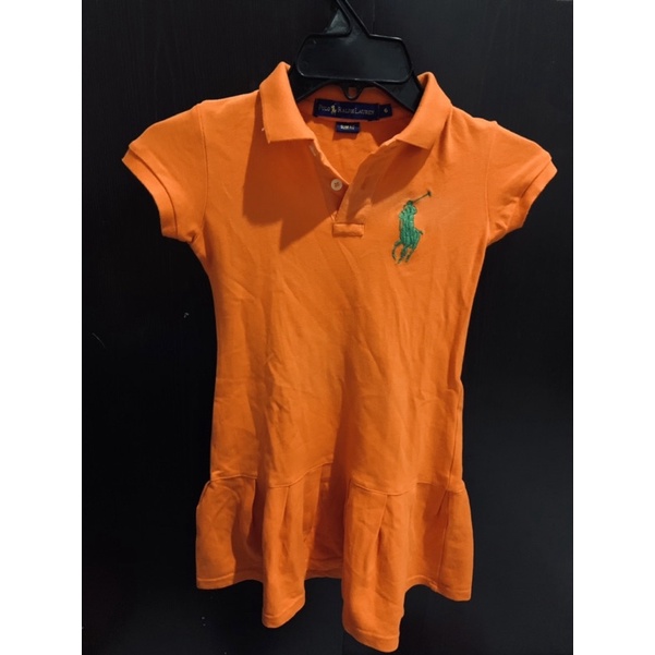 Polo Original Dress anak perempuan Orange