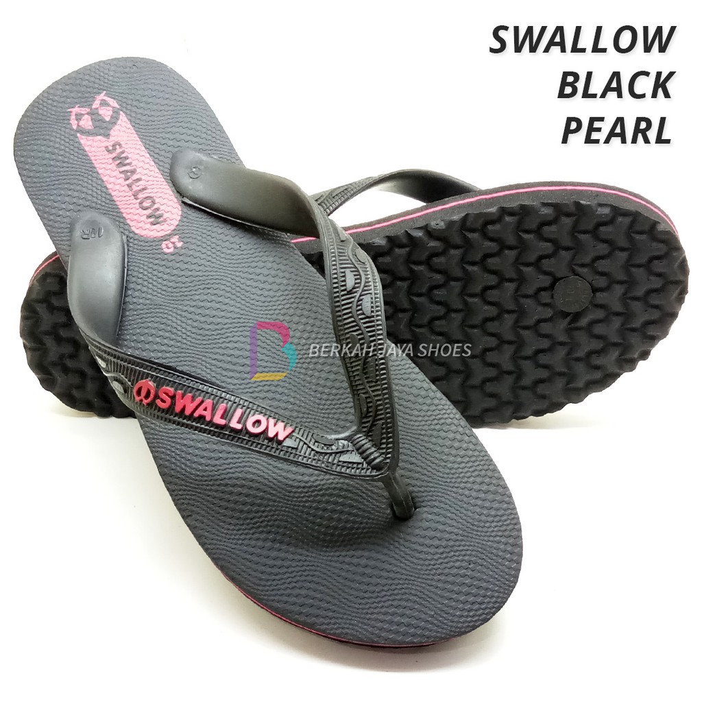 Sandal Jepit Swallow - Sandal Jepit Swallow Hitam (Black Pearl)
