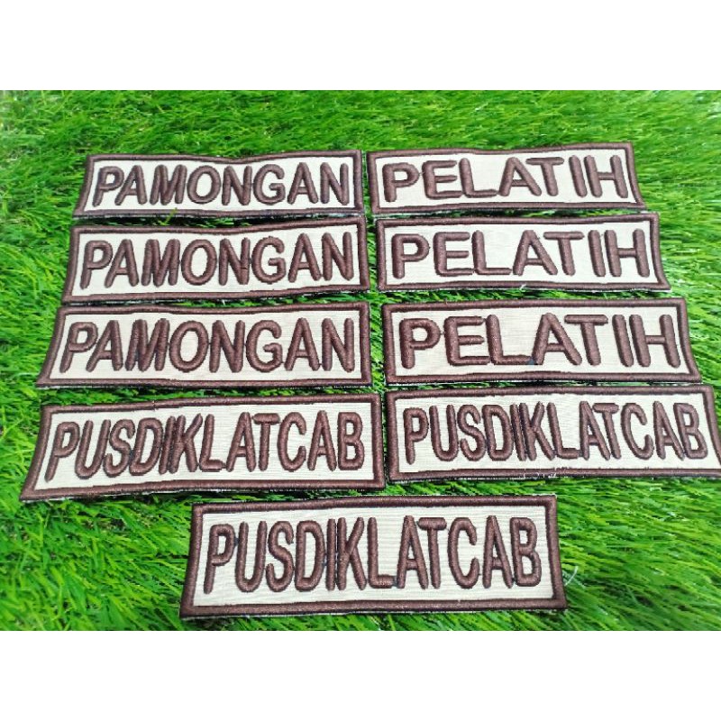 Bordir Timbul Pramuka