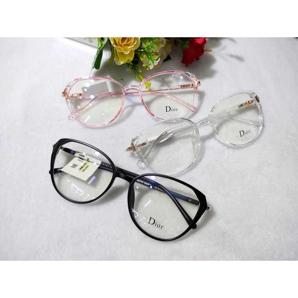 KACAMATA ANTI RADIASI DIOR WANITA PEMININ PAKET BLUERAY DAN PHOTOCROMIC