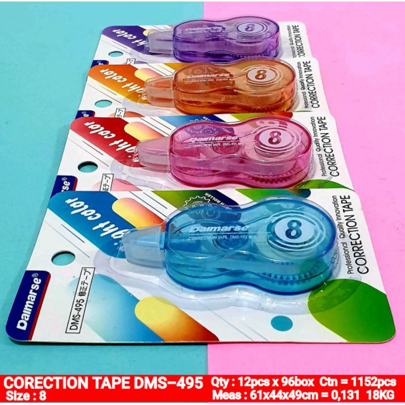 

Correction Tape Daimarse DMS-495/DMS-499 8 Mtr